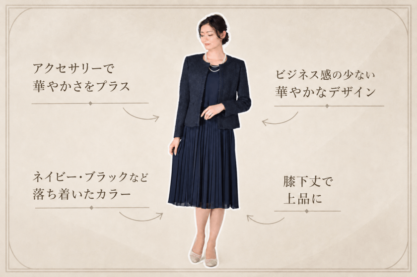 カラーや丈感で押さえておきたいマナー